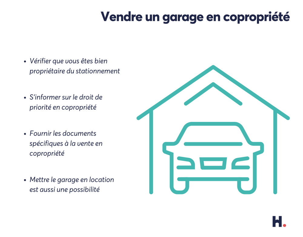 vendre un garage en copro